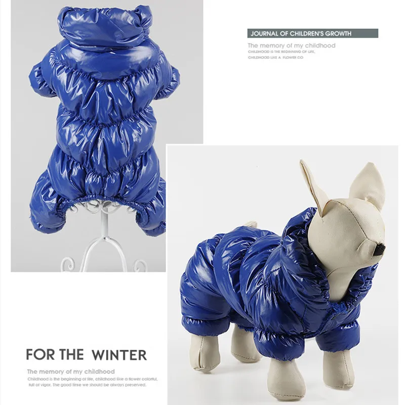 Winter Pet Dog Clothes Warm Down Jackets For Small Dogs Thicken Waterproof Puppy Pet Coat Windproof Jumpsuit Clothing Overalls