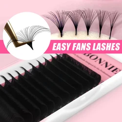 ABONNIE Easy Fan Lashes Cashmere Matte Fast Bloom sztuczne rzęsy Mink automatyczne kwitnienie miękkie Mega Volume Cilia