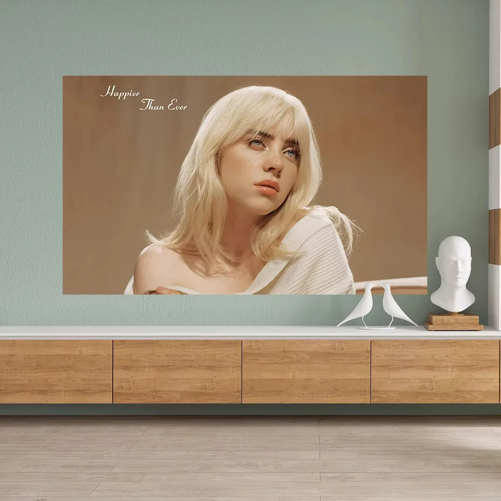 أكثر سعيدة من أي وقت مضى أعلام ألبوم الموسيقى العلم الرجال نسيج جدار الكهف مع جروميت نحاسي مناسبة لملابس غرفة الجامعة