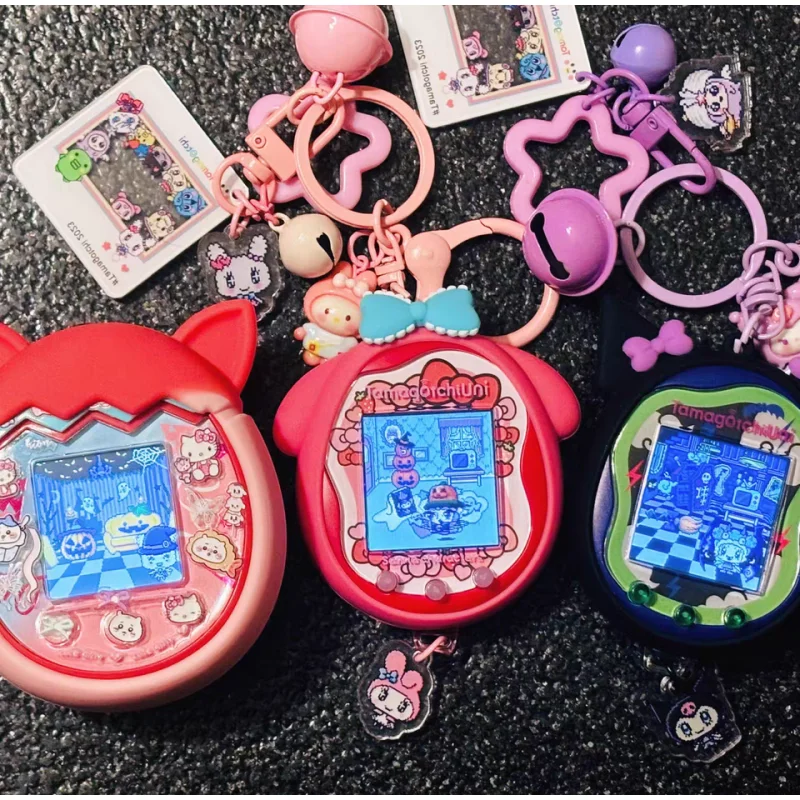 New Sanrio Tamagotchi Uni Faceplate Silicone Protective Film Kawaii Sticker Cute Hellokitty Tamagotchi Protective Ornament Gift