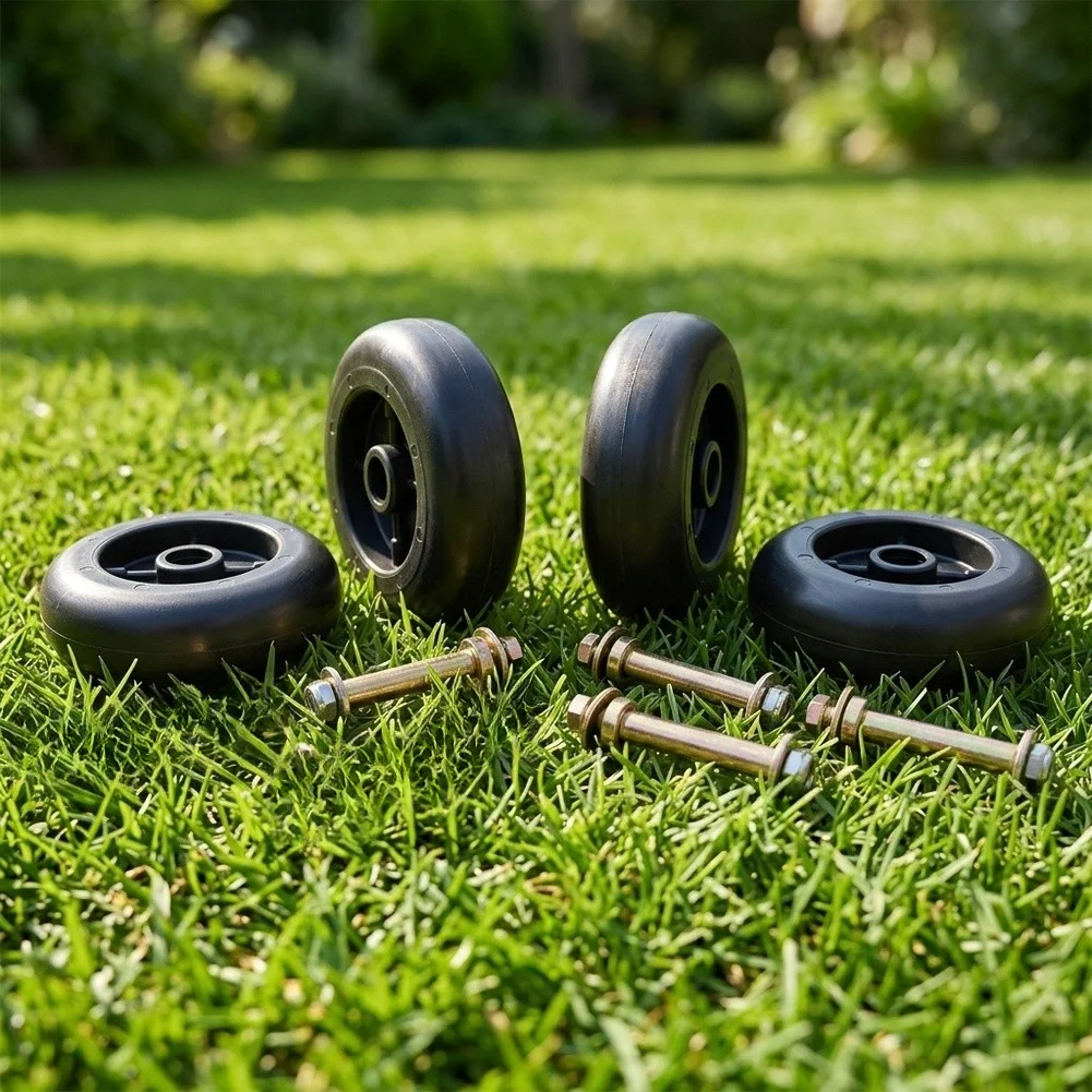 4 Pack Deck Wheels for For exmark and For Toro Lawn Equipment Matching OEM Specifications 116-9981 103-3168 and 103-4051