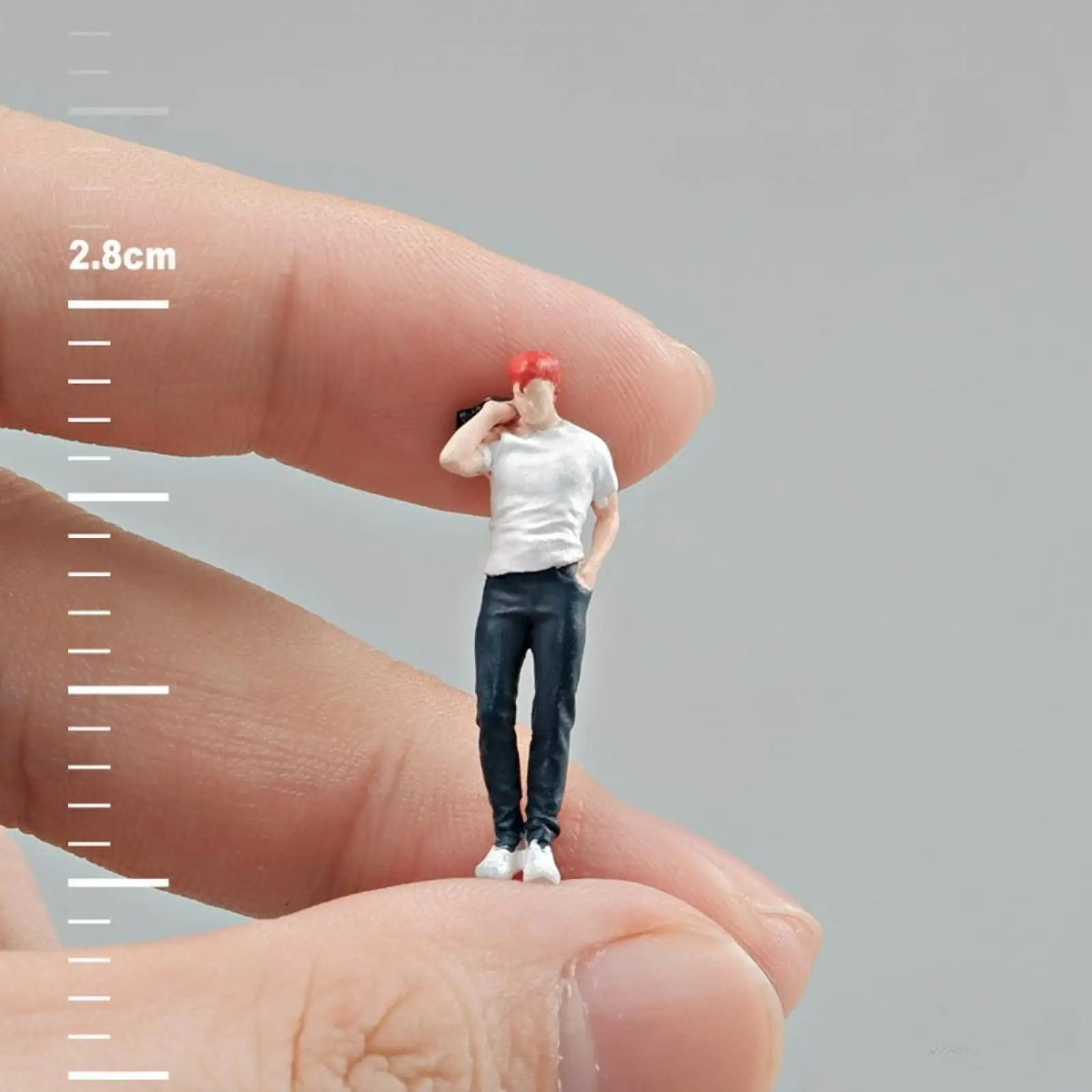 1/64 مقياس نموذج تمثال صور الدعائم نموذج أشخاص صغير لفتاة زخرفة سطح المكتب