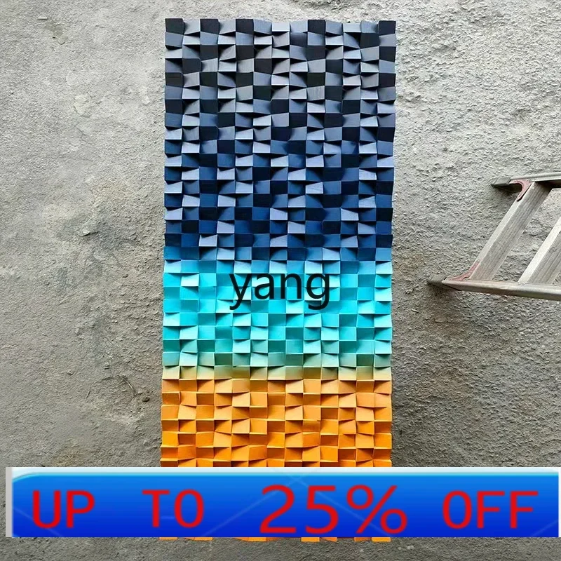 

LTT solid wood three-dimensional modeling decorative board, wooden diffuser board, sound-absorbing hanging painting