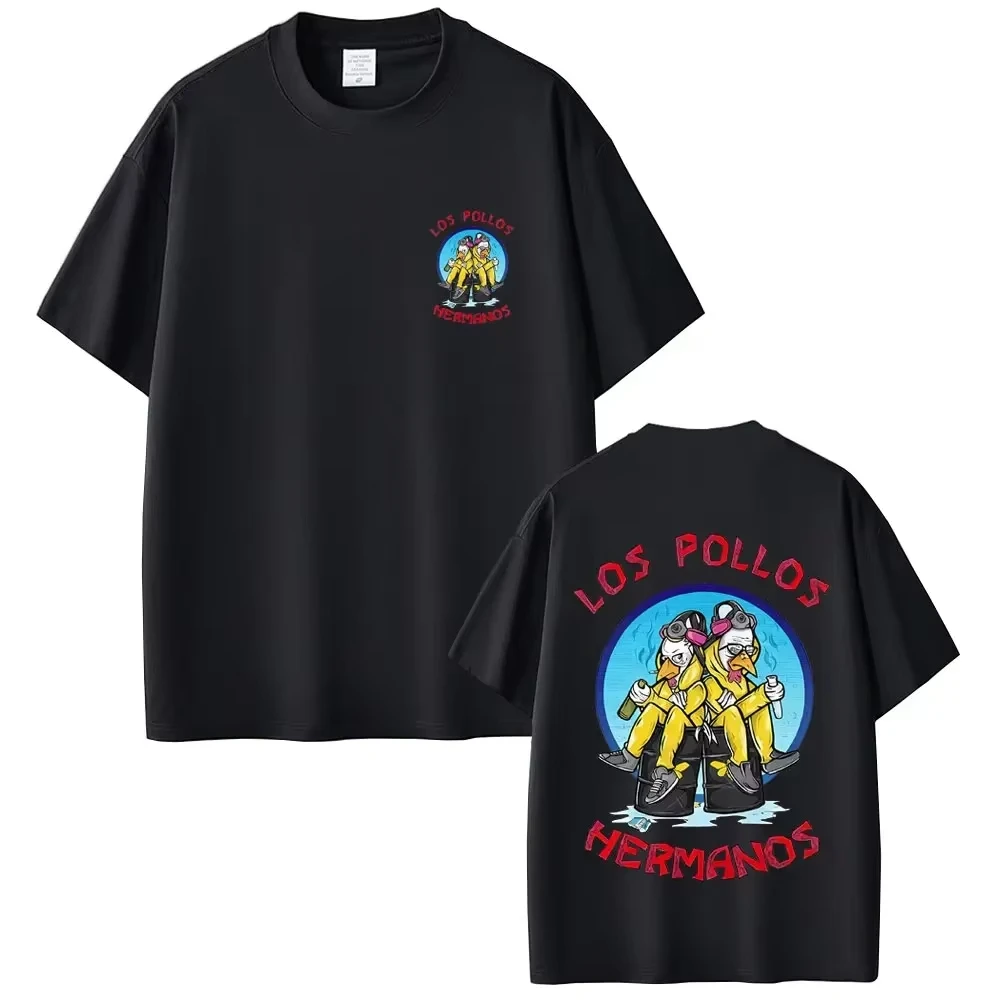 Camiseta del programa de televisión Breaking Bad Los Pollos Hermanos Chicken 2026, estilo divertido con estampado de Heisenberg Walter Jesse Pinkman