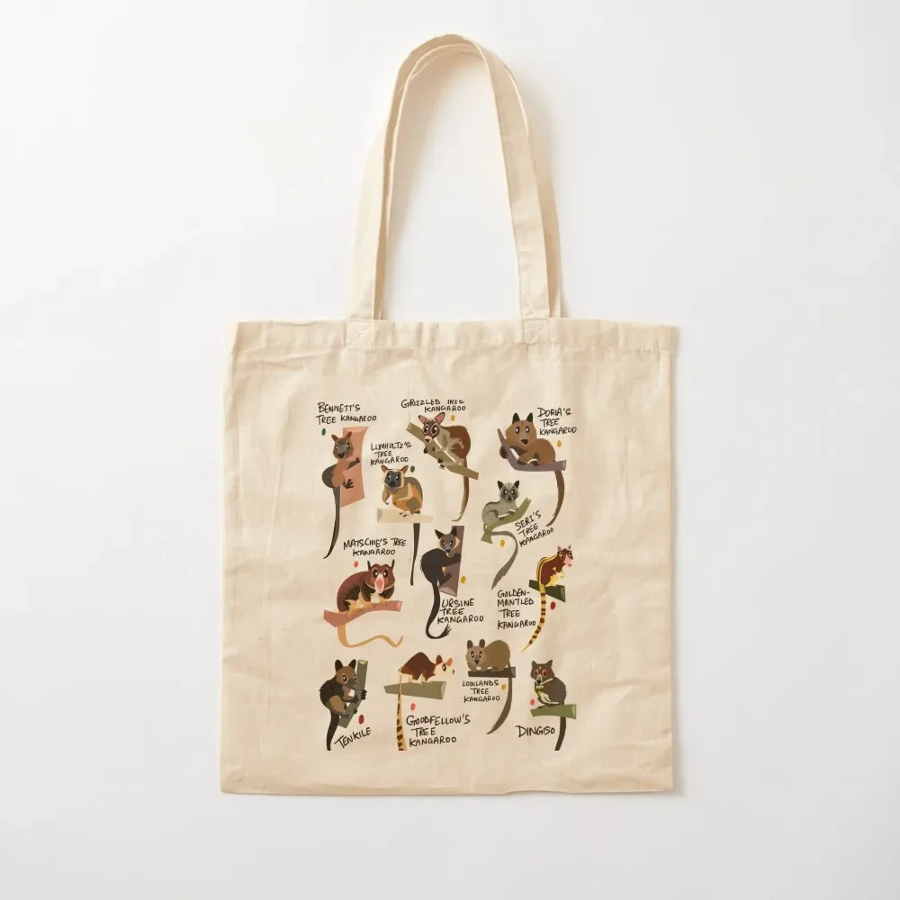 Tree Kangaroos Tote Bag shopper bag women canvas Reusable bags Tote Bag