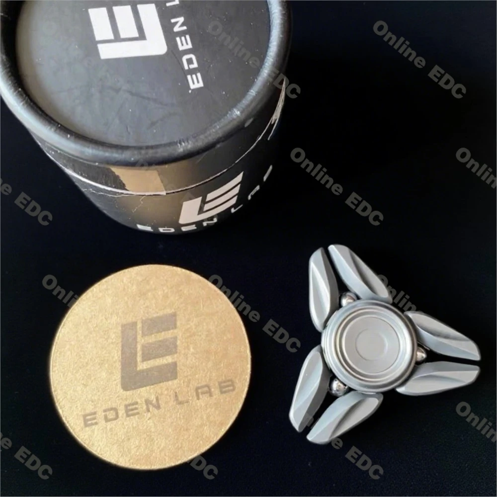 ألعاب EDC المستخدمة لعبة Edenlab Seraphim Fidget Spinner لتخفيف التوتر من الفولاذ المقاوم للصدأ