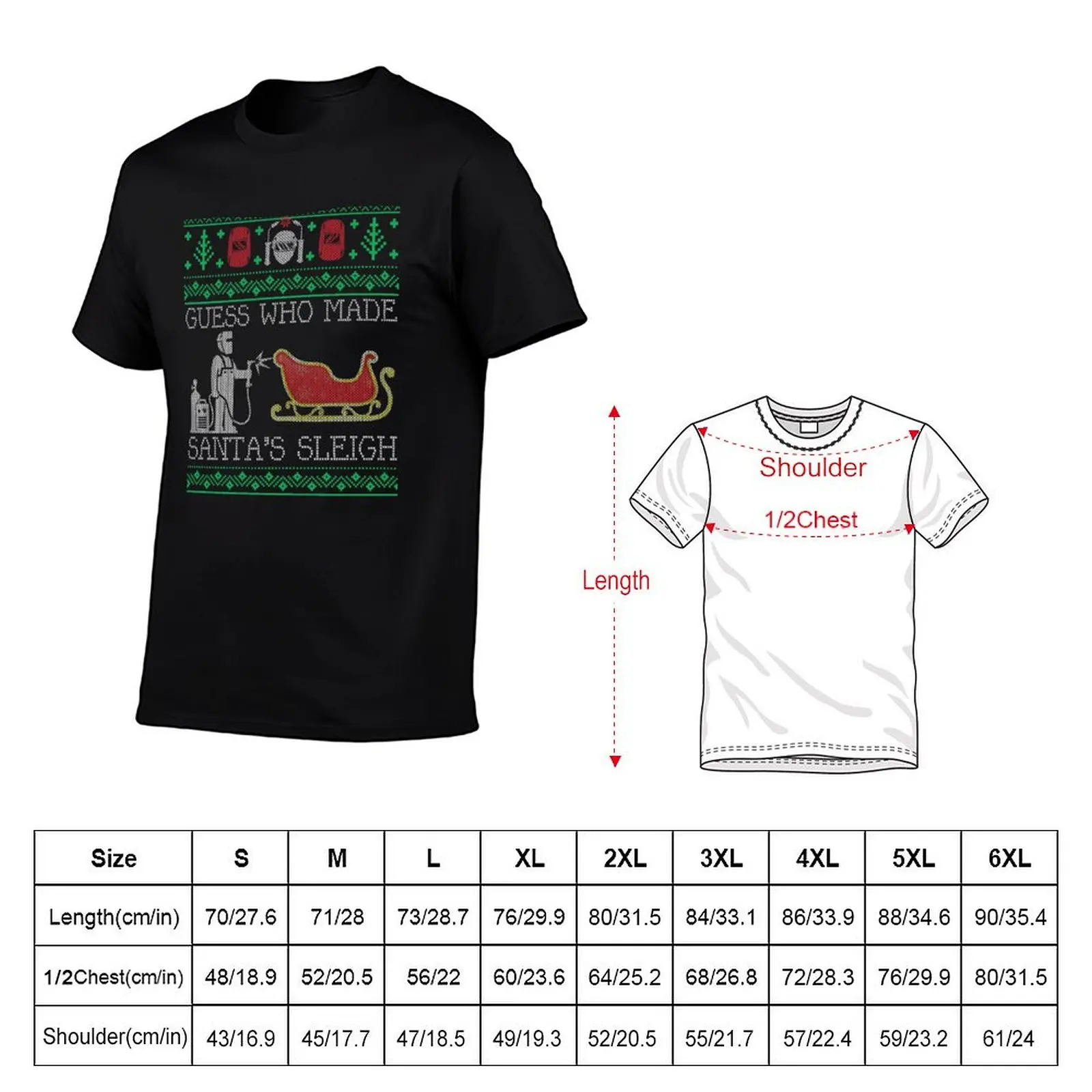 Christmas Welder Welding Xmas Funny Welder Ugly Christmas Sweater T-Shirt Anti-Perspiration Workout Top