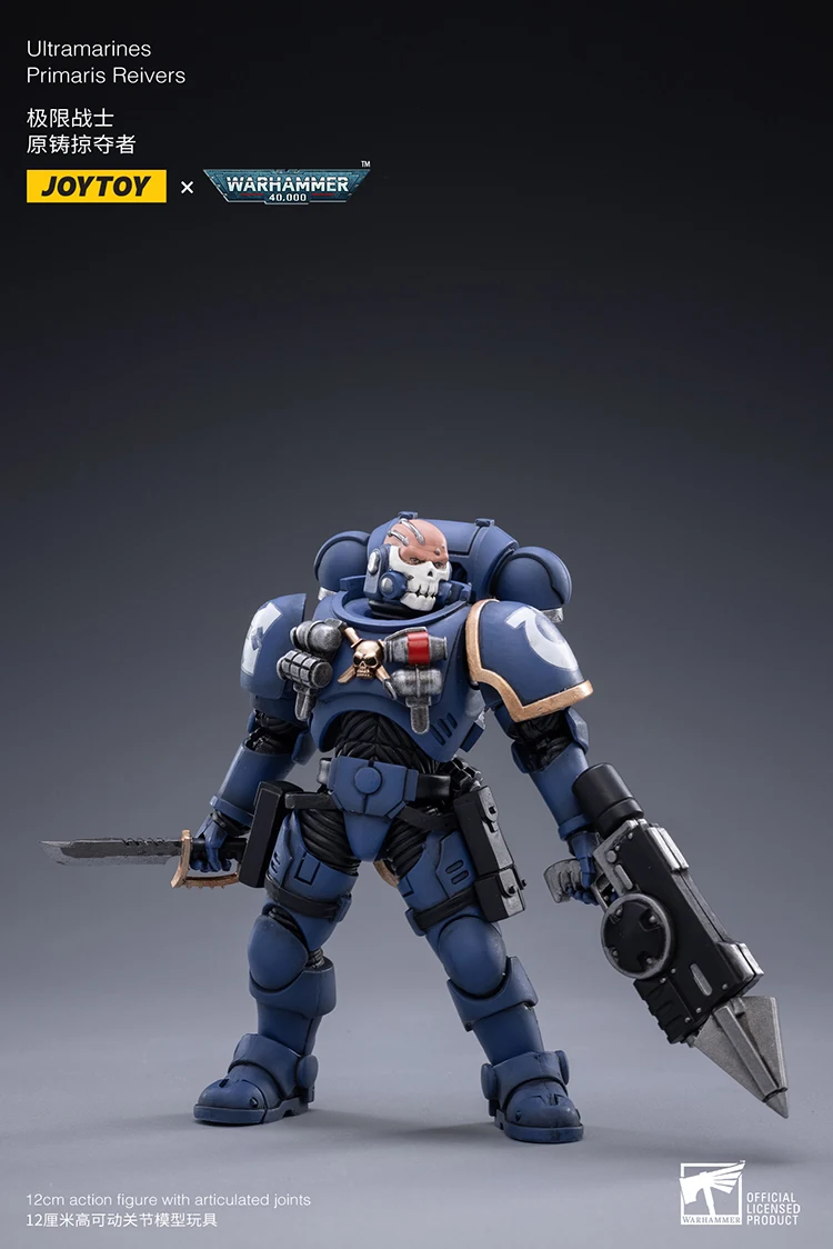 Joytoy Warhammer 1/18 figurki Ultramarines Primaris Reivers Reaver 3 zabawkowy model chłopiec prezenty 3,75 cala