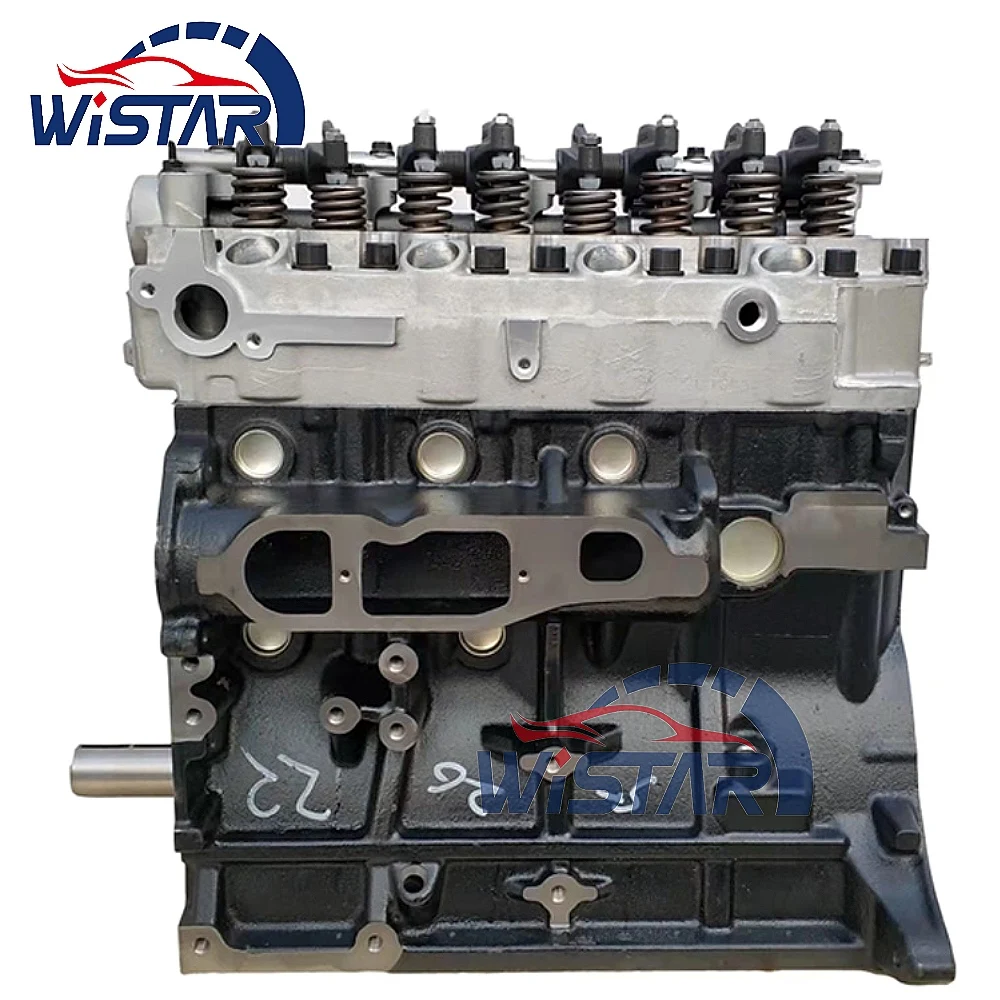 New 100%Tested 2.5TD Diesel Engine D4BH Engine Long Block For Hyundai 200 Box H1 D4BH For MITSUBISHI Galloper view 2