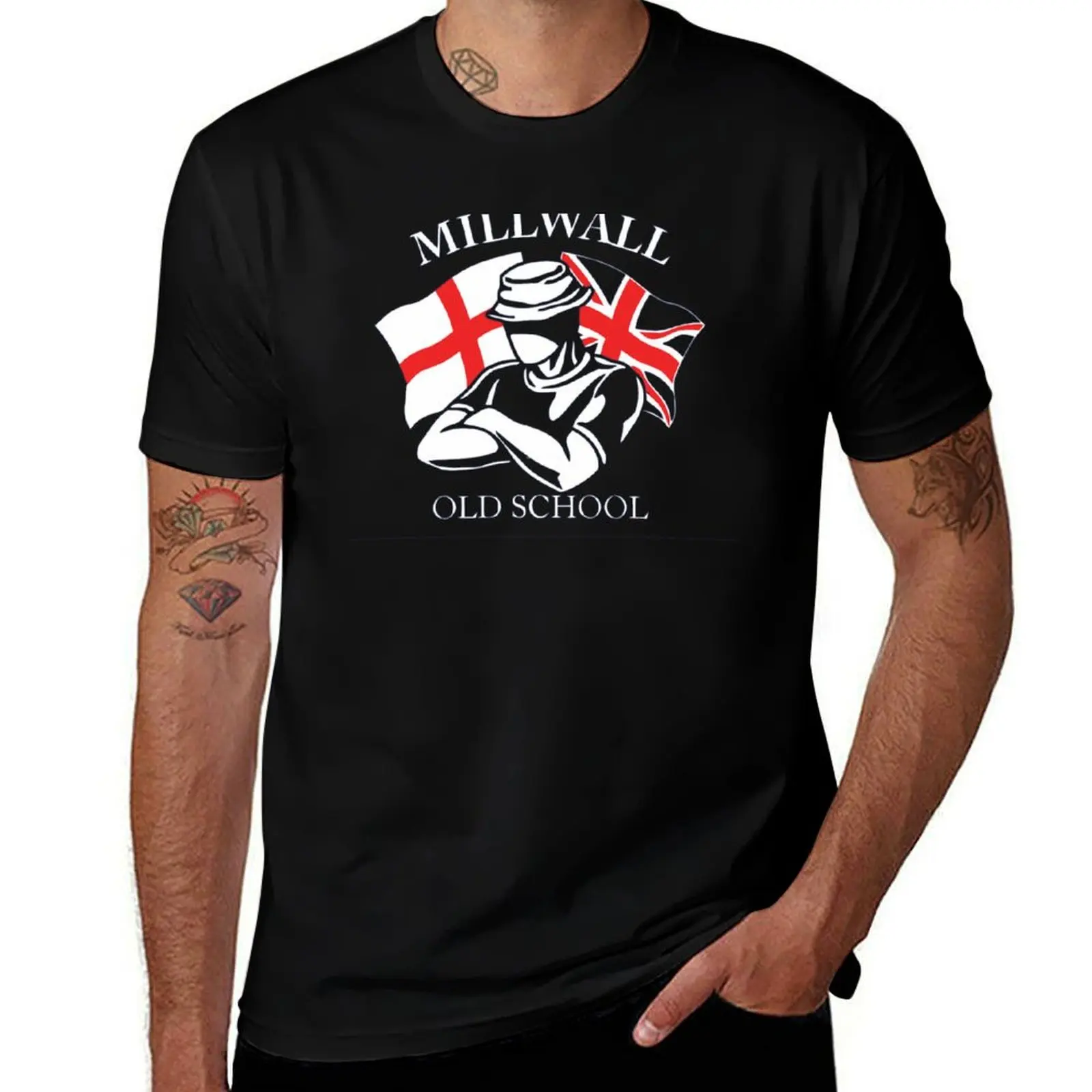 

Milwall Old School T-Shirt cotton t shirt man t shirts for man cotton funny man t shirt cotton high quality T-shirt