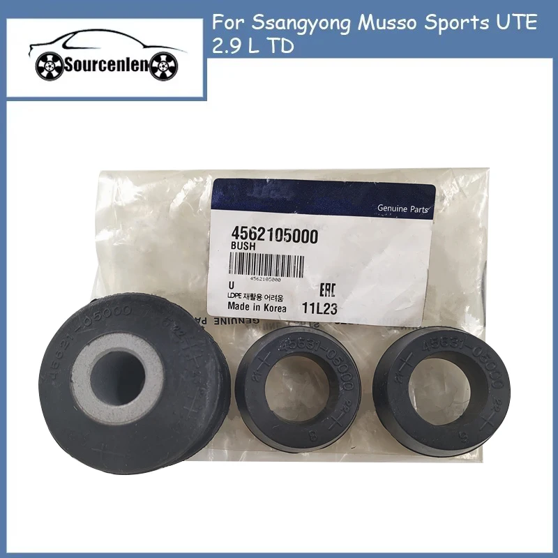 Genuine For Ssangyong Musso Sports UTE 2.9 L TD Rear Suspension Lateral Rod Bush Set 4562105000 4563105000 45621-05000