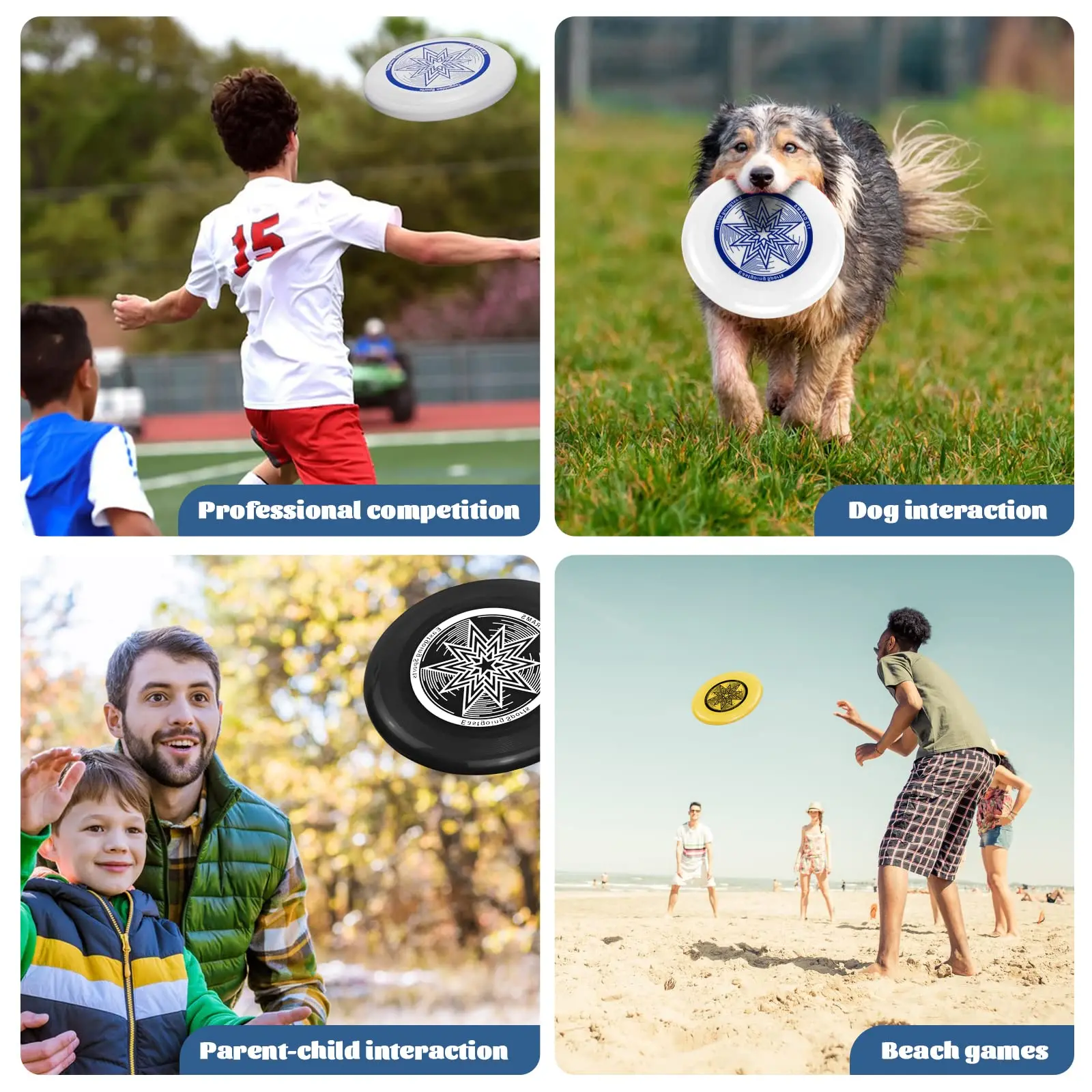 Customize Flying Discs Outdoor Sport Suitable for Competitions, Team Flying Disc for Beach,Park,Pet,Parent-child Sports Gifts