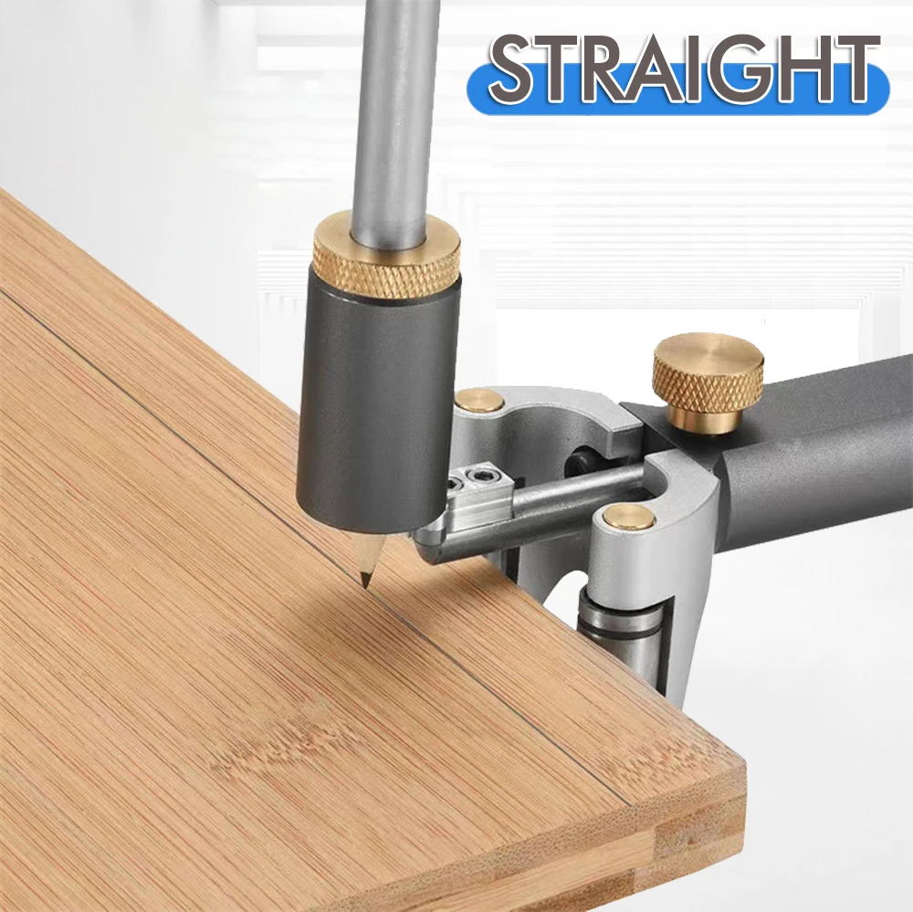 

Precision Wood Scribing Gauge with Carbide Wheel, Adjustable Parallel Marking Tool for Woodworking&Joinery,Stainless Steel Ruler