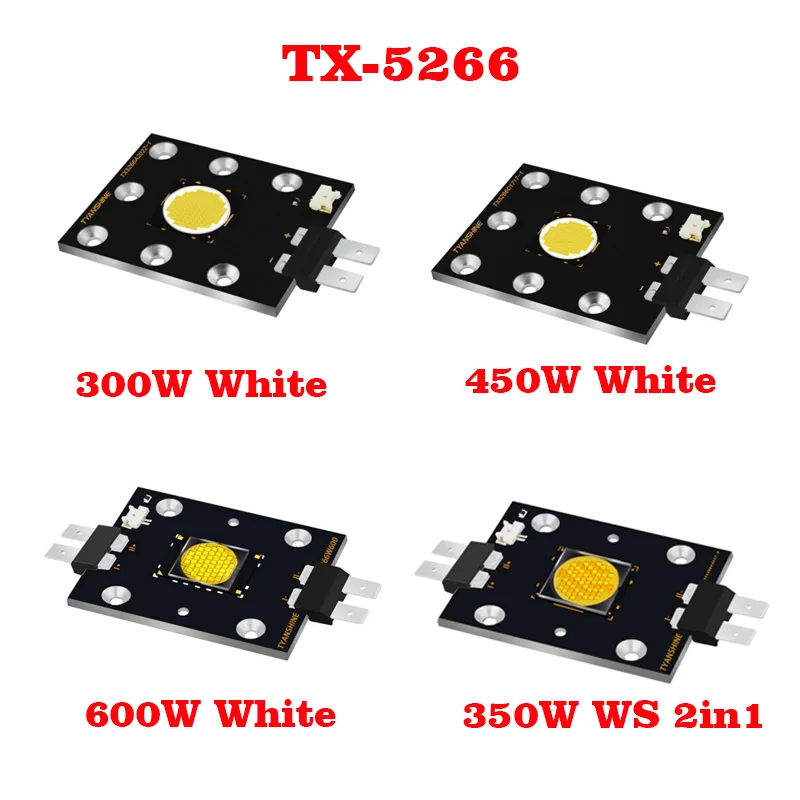 New High Power  300W-600W White LED High Luminous COB LED For Moving Head Projector Accessories Television Light