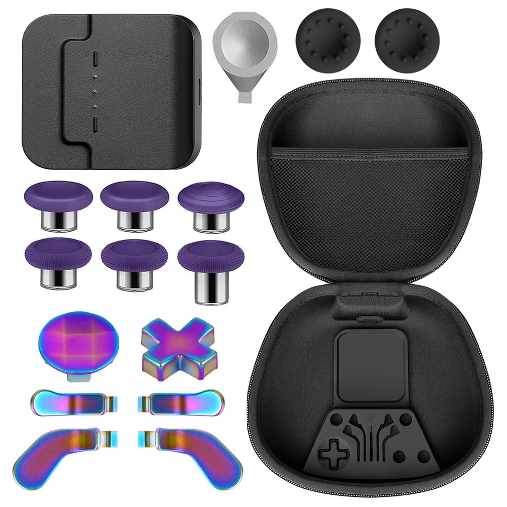NEW Arrival Replacement Joystick for Xbox One Elite Series 2 Controller Storage Carry Bag Metal D-Pad Trigger Paddles Repair Set
