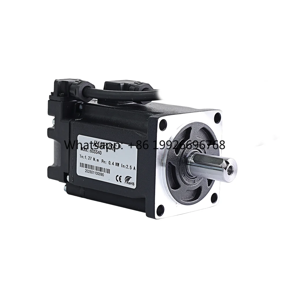 High Performance Version 400w Ac Servo Motor 1.3n.M 2.5a 3000-6000rpm Vac 60SS40 High Torque Cutting Machine