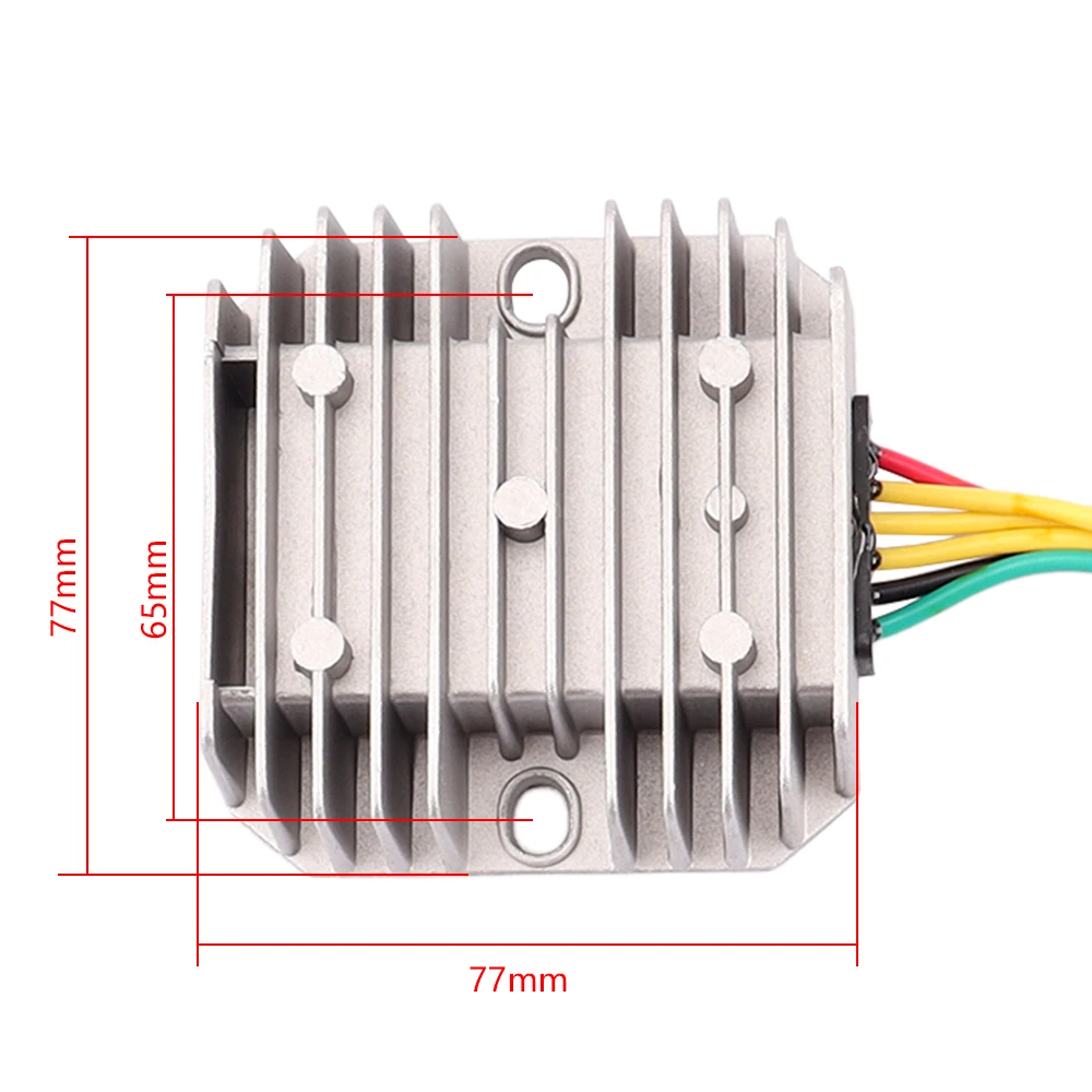 Motorcycle 6 Wire Voltage Regulator Rectifier 12V Fits GY6 CH125 KYMCO Agility Scooter Moped Quad Bike With Dual Plugs
