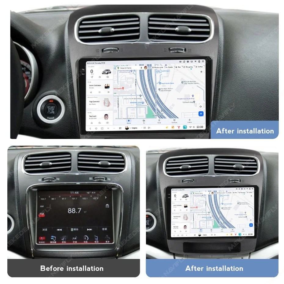 

Для Dodge Journey/Fiat Freemont Android автомобильный радиоприемник 2 Din авторадио стереоприемник GPS-навигатор мультимедийный DVD-плеер блок