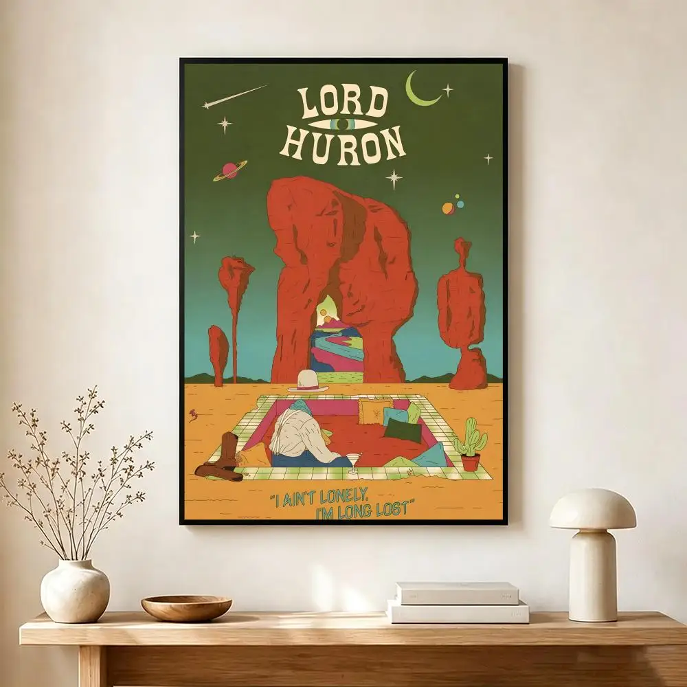 Indie Band L-lord Huron Poster Modern Home Decoration Interior Design & Contemporary Wall Art Collection