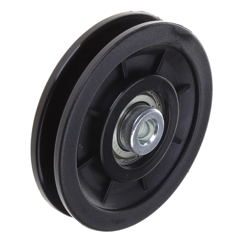 1Pc Nylon Bearing Pulley Wheel Round Fitness Pulley Wheel Bearing Replacements Gym Equipment Parts for Fitness Equipment