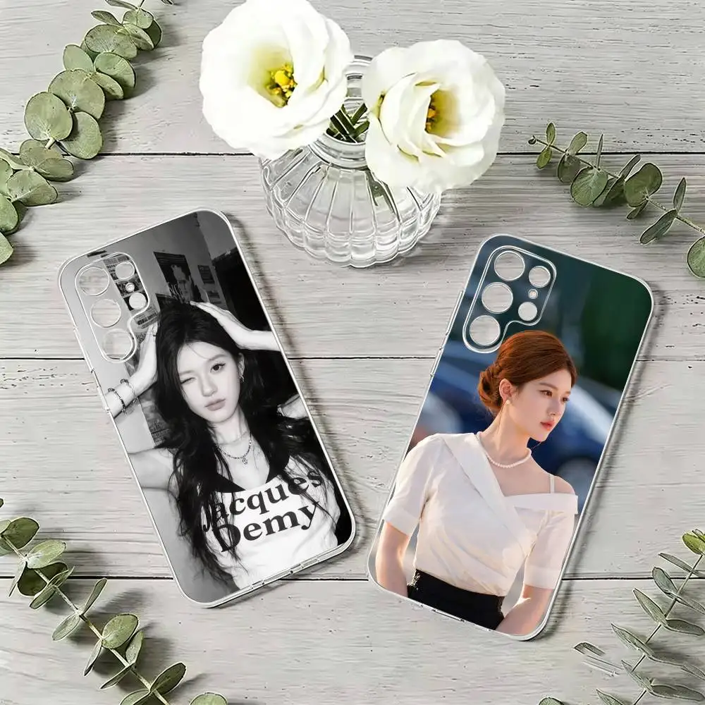 Singer-Rosy-Black Veil Bride  Clear Phone Case For Samsung S24 S23 S22 S21 S20 S10 Note 20 Ultra Note 10