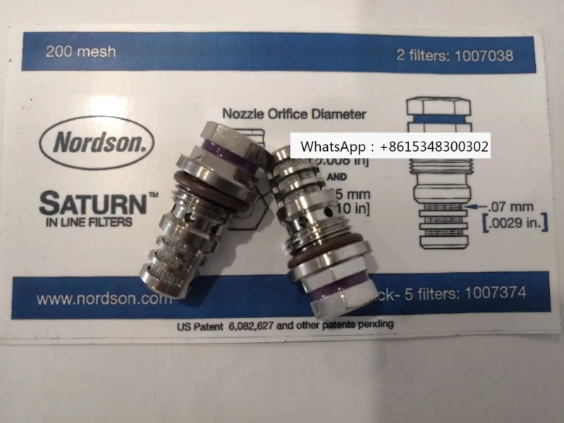 

Nordson Adhesive Machine Online Filter Hot Melt Adhesive Filter 1007374 1007038