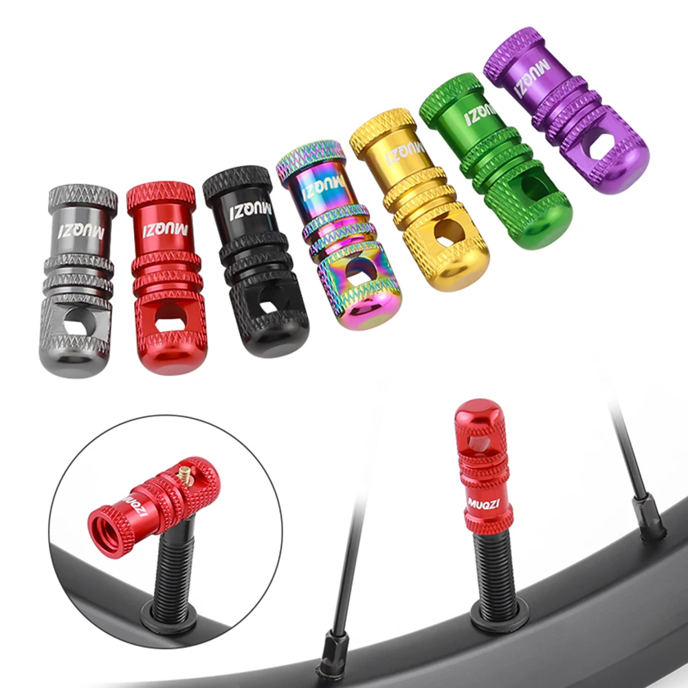 

6Pcs Bike Presta Valve Stem Caps with Valve Core Removal Function Bike Presta Valve Air Dust Stem Covers for MTB Road Bicycle