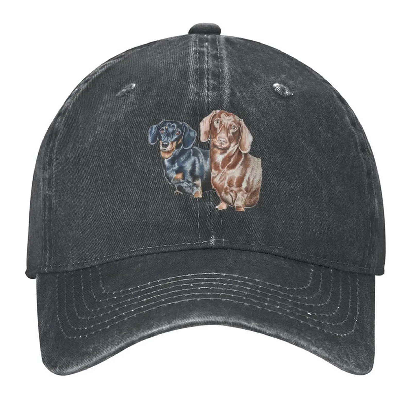 

Doris and Derek the Dachshunds Baseball Cap Rugby hats on offer fun hats Mens Caps Women's