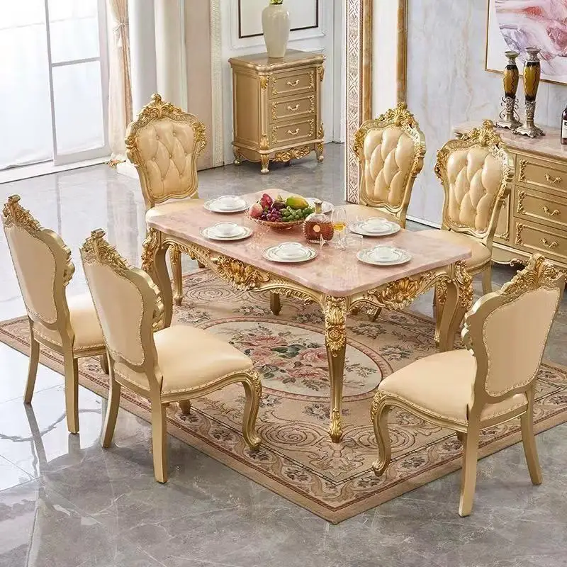 Royal European Sofa Wholesale Luxury Living Room Villa Sofa Solid Wood Double-sided Carved Set Combination Couch