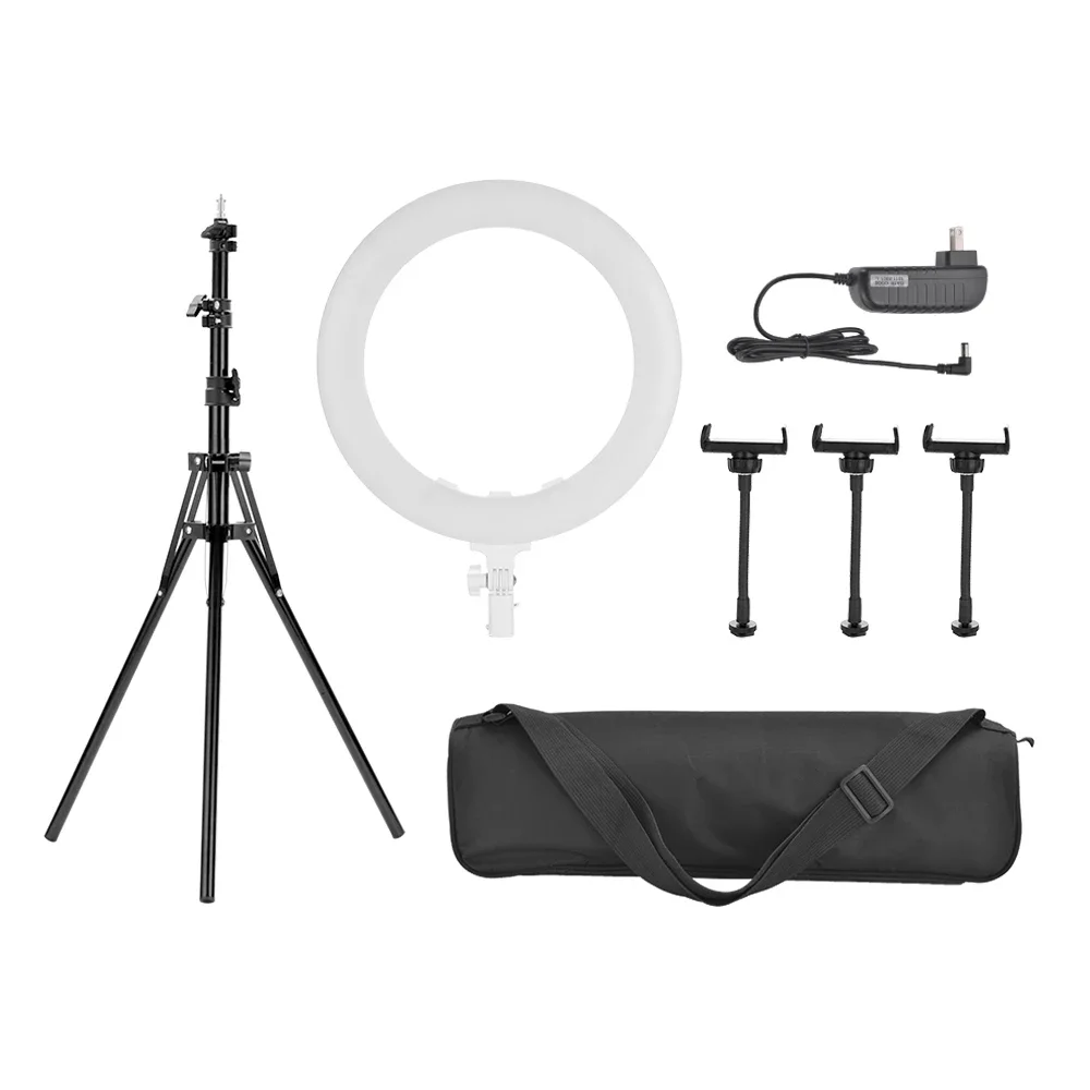 KingMa 20 Inch LED Ring Fill Light Selfie Ring Light Kit with Tripod Stand and Phone Holder