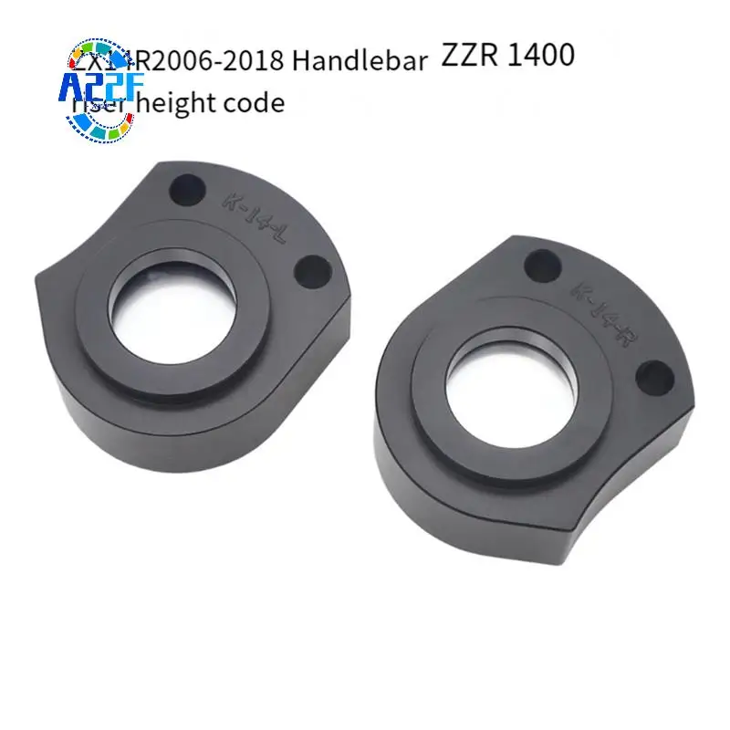 

A22F-Motorcycle Handle Bar Riser Pads For Kawasaki ZX14R Ninja ZZR1400 2006-2018 Moto Handle Bar Increase Pad Parts