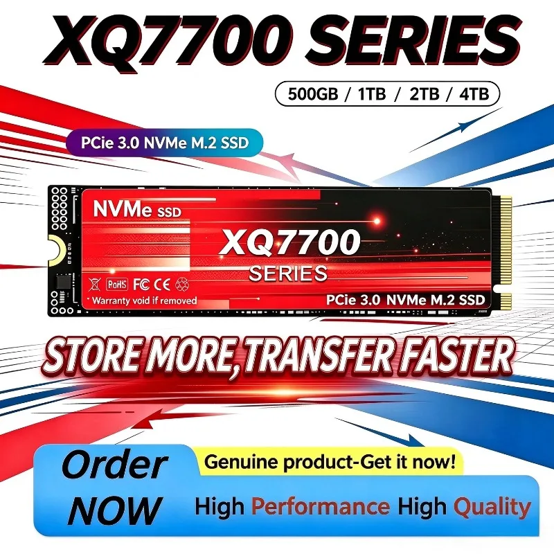 Original XQ7700 NVME SSD M.2 PCIe3.0 NVMe Hard Drive Solid State Disk 500GB 1TB 2TB 4TB SSD high speed for for Desktop