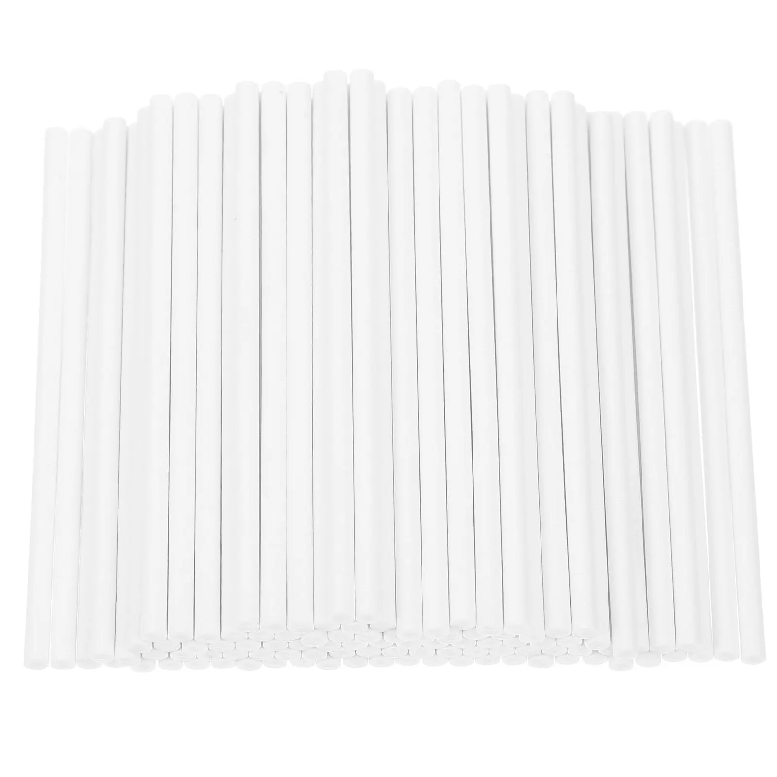 300Pcs White Paper Lollipop Rods 7.6cm X 3Mm Biodegradable Cake Pop Sticks Swizzle Sticks for Weddings Holidays Dessert Display
