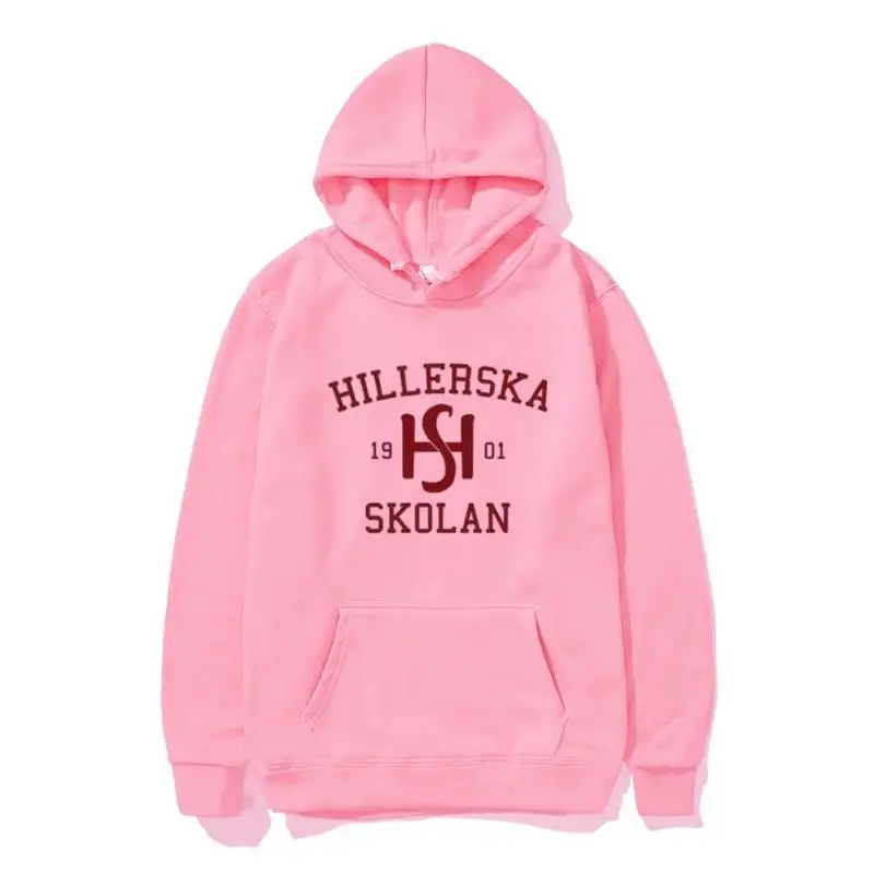 Young Royals  Skolan Hoodie Hillerska Unisex Hooded Sweatshirt Graphic Versatile Trendy Long Sleeve Pullover Tv Show Tops