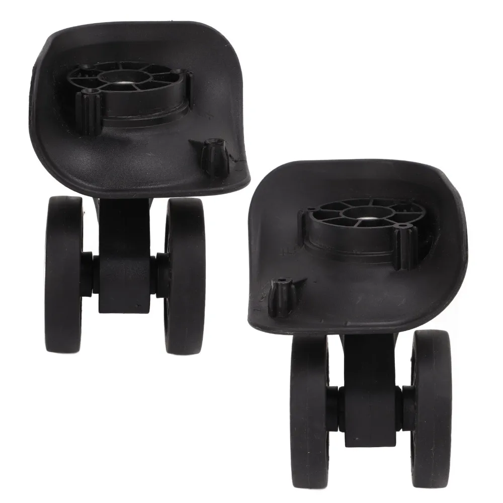 

1 Pair Durable Rotatable Luggage Wheel Black Replacement Parts Luggage Caster Suitcase Caster Case Wheels