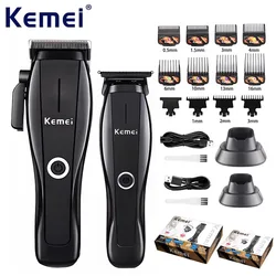 Kemei KM-2286 KM-2295 Manufacturer Electric Hair Clippers Professional Barber Hair Trimmer For Men Cordless Cutting Machine Kit