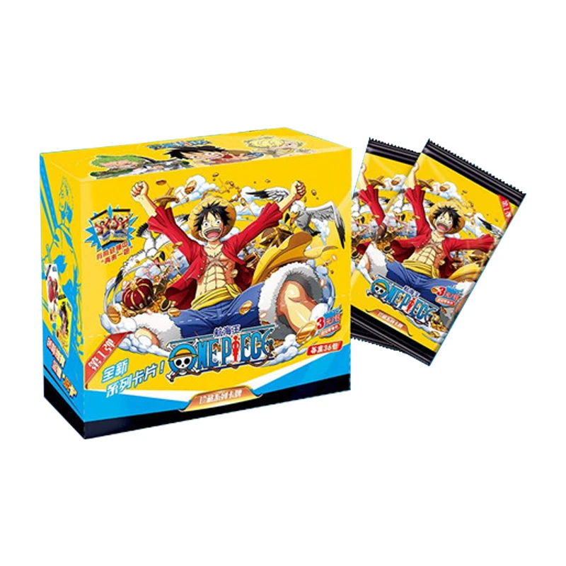 One Piece Collections rare cards box Anime Luffy Zoro Nami Chopper TCG Game collectibles card Battle for Child Birthday gift Toy