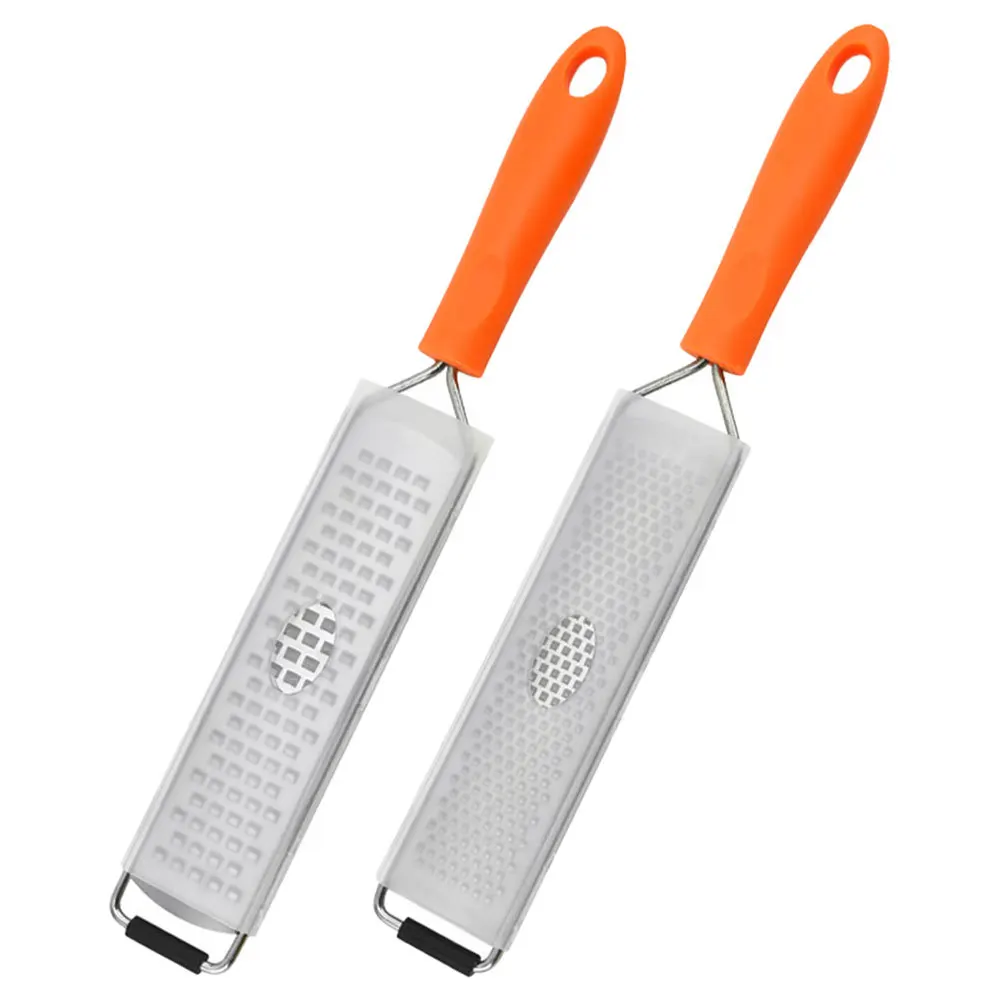 

2Pcs Stainless Steel Kitchen Grater Multifunctional Slicer Cheese Vegetable Cutter Food Slicing Tool Practical