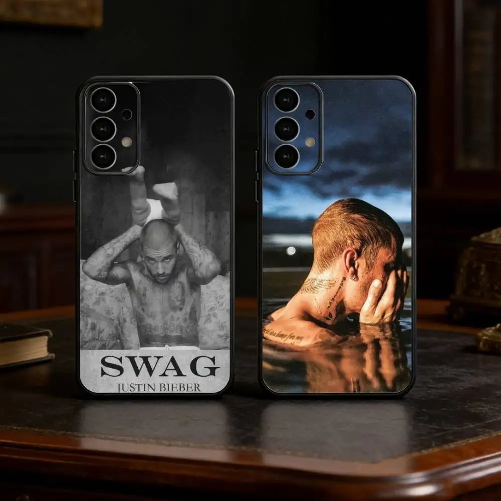 

Swag J-Justin B-Bieber Phone Case For Samsung S25,24,23,22,30,21,10,9,Ultra,Plus,Lite Soft Black Case