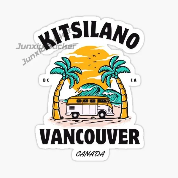 VANCOUVER CANADA National Scenic Tourism Car Stickers Vinyl Self Adhesive Waterproof Decorative Stickers Parts Accessories