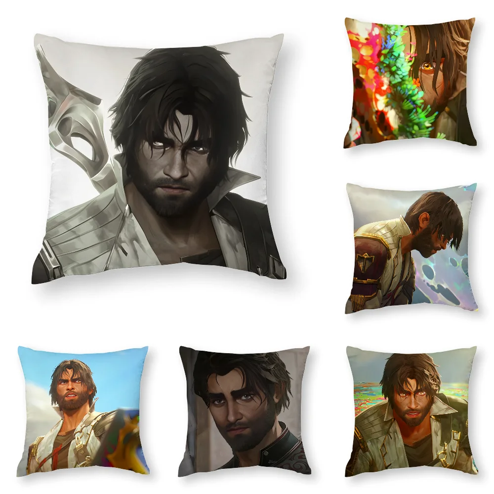 

Cartoon A-Arcane JayceS Pillow Case 3D Print Polyester Fiber 45*45 cm Home Sofa Throw Pillow Cover Decoration Festival Gift
