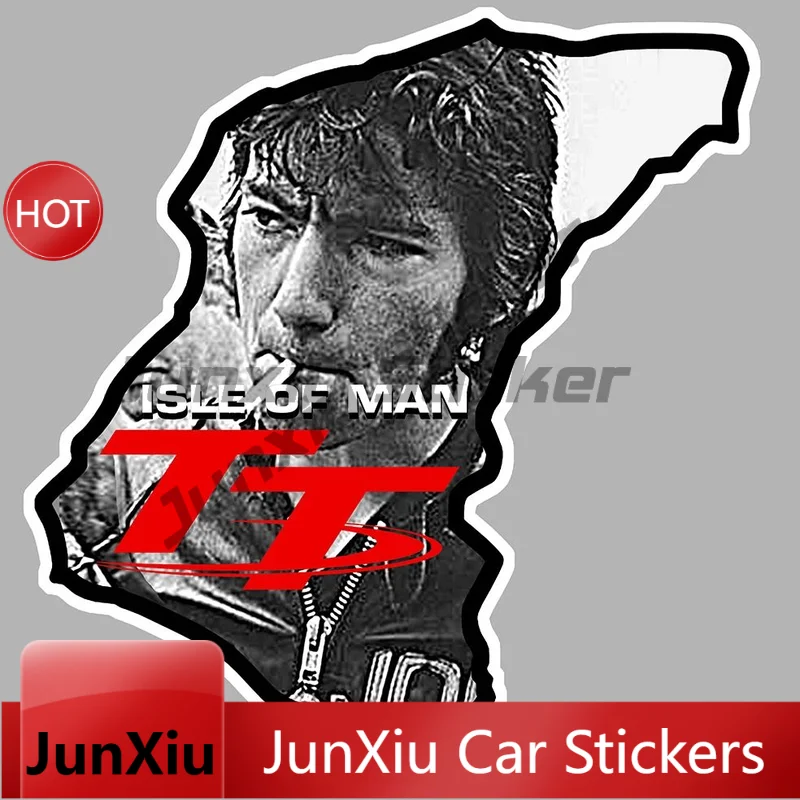MOTO Tt Joe Biker Vinyl Decal Waterproof Car Sticker For Bumper Window Motorcycle Decoration