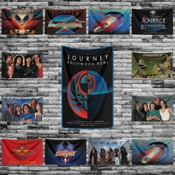 3x5 Ft JourneyS-Rock Band Flag Polyester Digital Printing Banner for Garage Wall Art Out Door Decoration With Brass Grommets