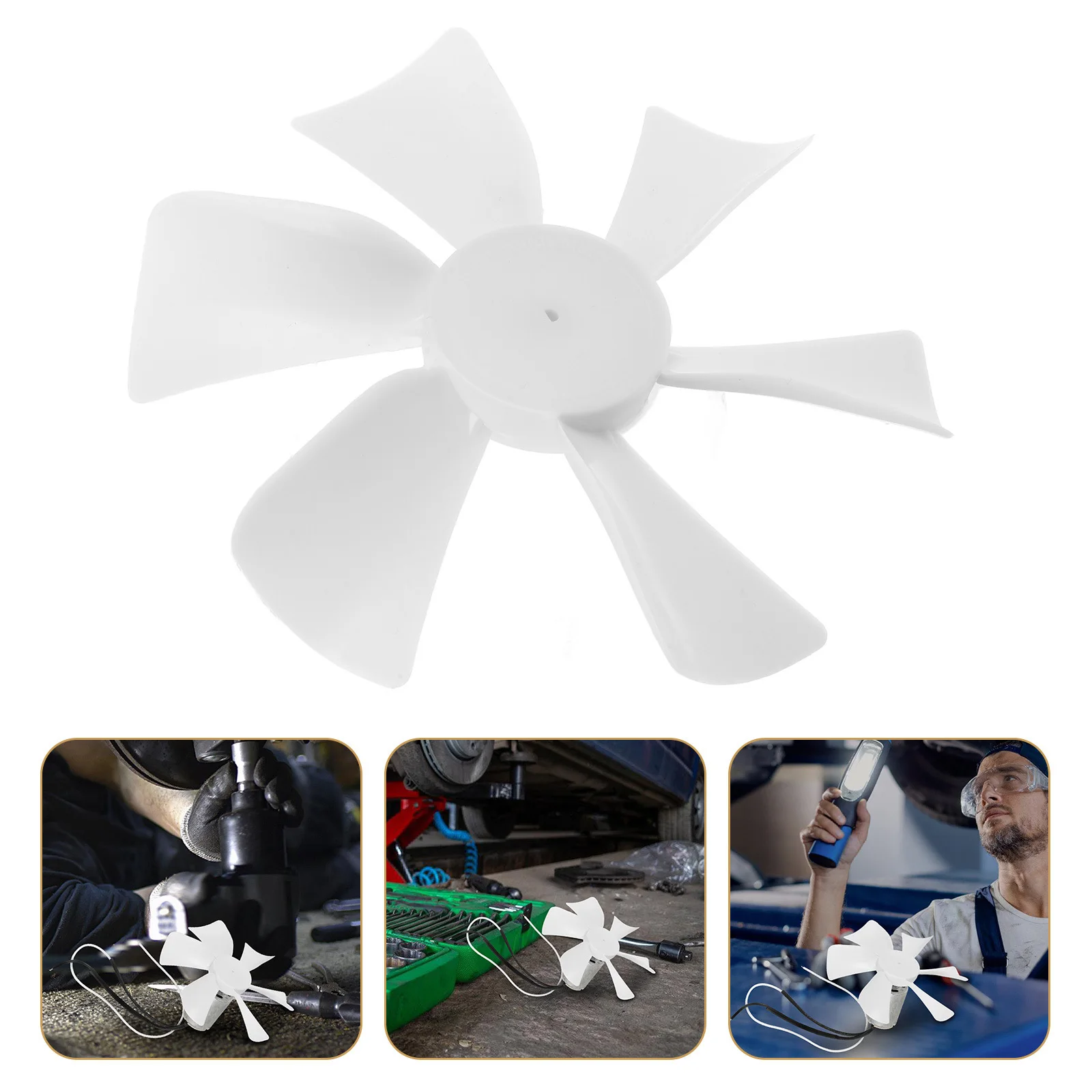 

6 Inch Rv Vent Fan D-Shaped Bore Replacement for Roof Vent Bathroom Camper Exhaust Ventilation Fan Motor Replacement