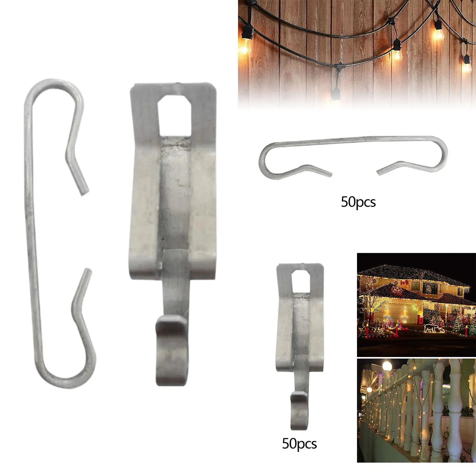 

50 зажимов для кабеля с подогревом крыши, зажимы для наружного кабеля, нагревательная лента для желобов,