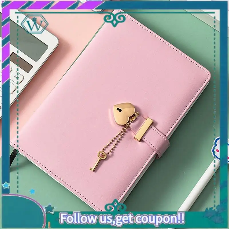 Libro con password con lucchetto Ragazza carina Love Lock Diario Regalo di compleanno per ragazza (rosa, 1 set)