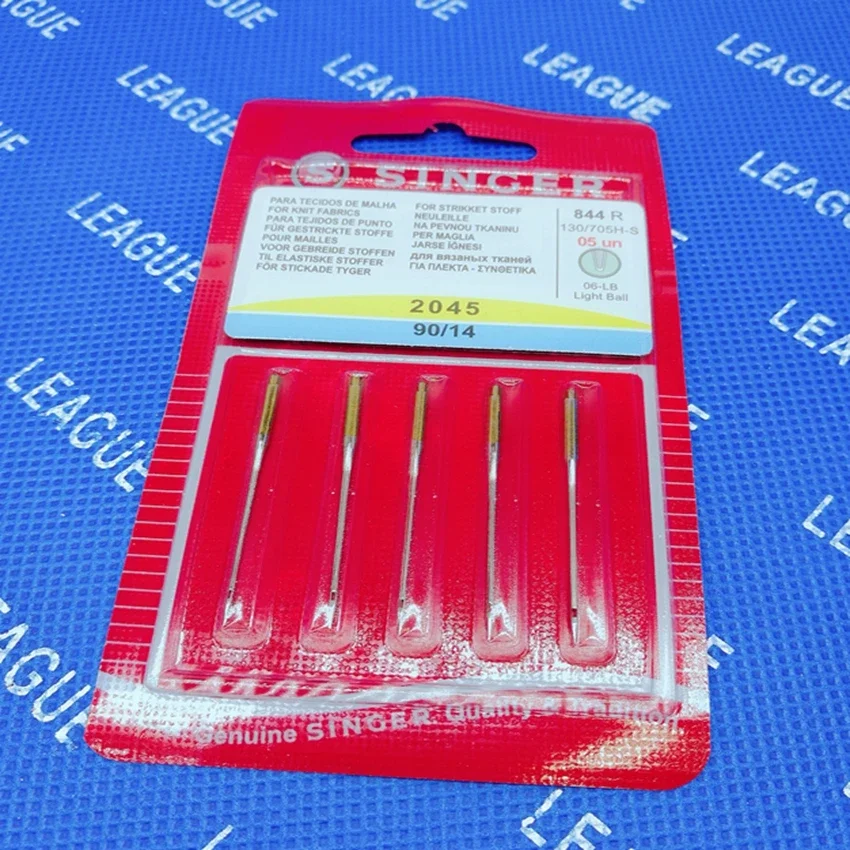 Singer Premium Ball Point Sewing Machine Needles 2045 - Sizes 80/11,100/16- Singer needle 1pack =5pcs