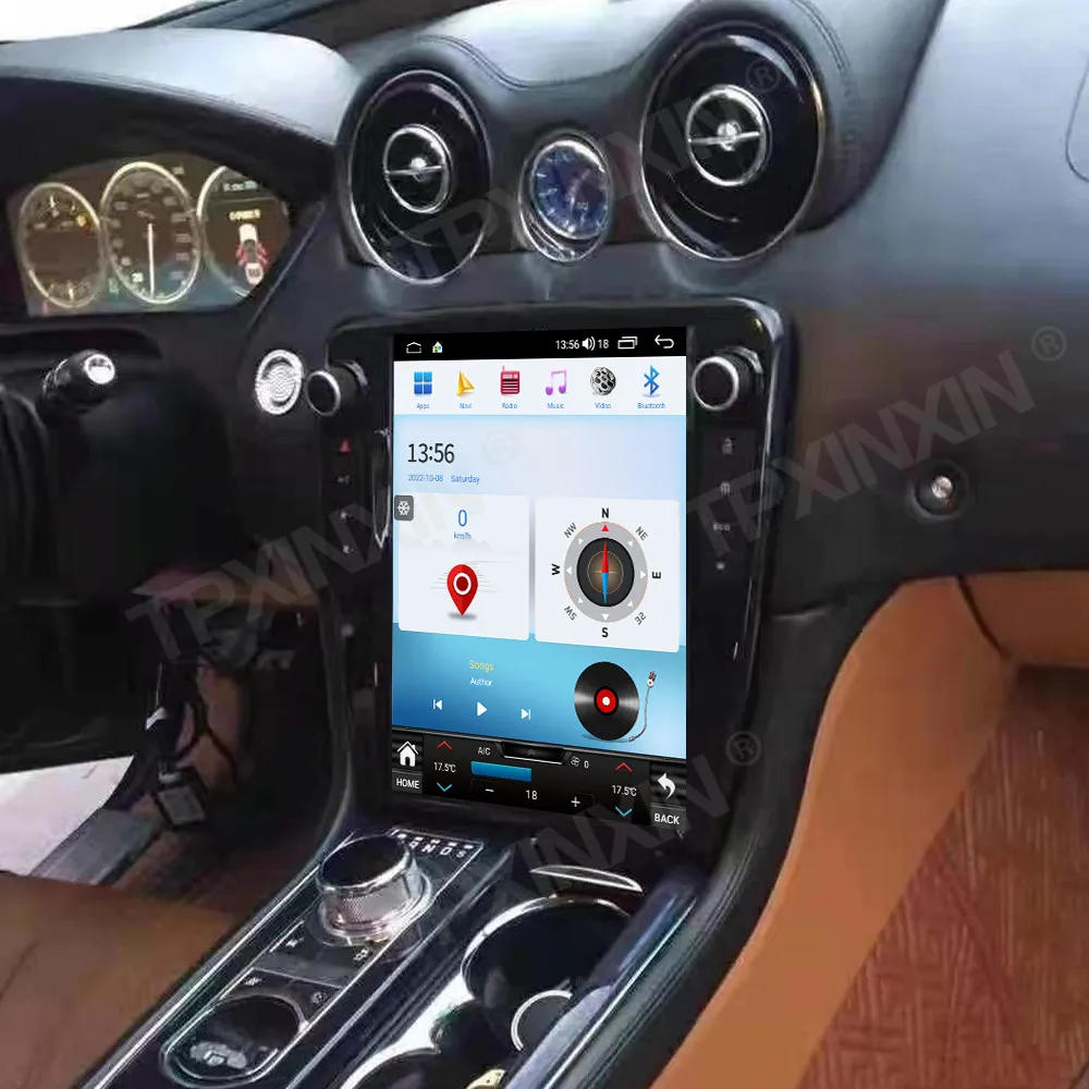 

Автомагнитола для Jaguar XJ 2010-2018 CARPLAY Android 12, автомобильный радиоприемник, Авторадио, мультимедийный плеер, GPS-навигация