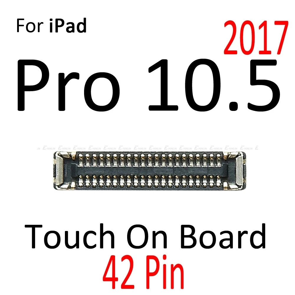 For iPad Pro 9.7 10.5 12.9 2015 2016 2017 2018 LCD Display Touch Screen Digitizer FPC Connector On Motherboard Flex Cable