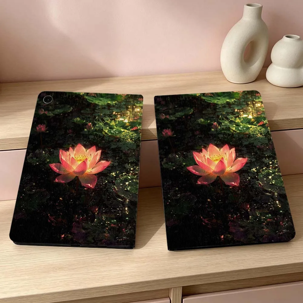 Picture 4: Water Lily Bloom Pattern Soft For Samsung Galaxy Tab S11 S10 S9 S8 S7 S6 A11 A9 A8 A7 Ultra Lite FE Plus Inch Tablet Case
